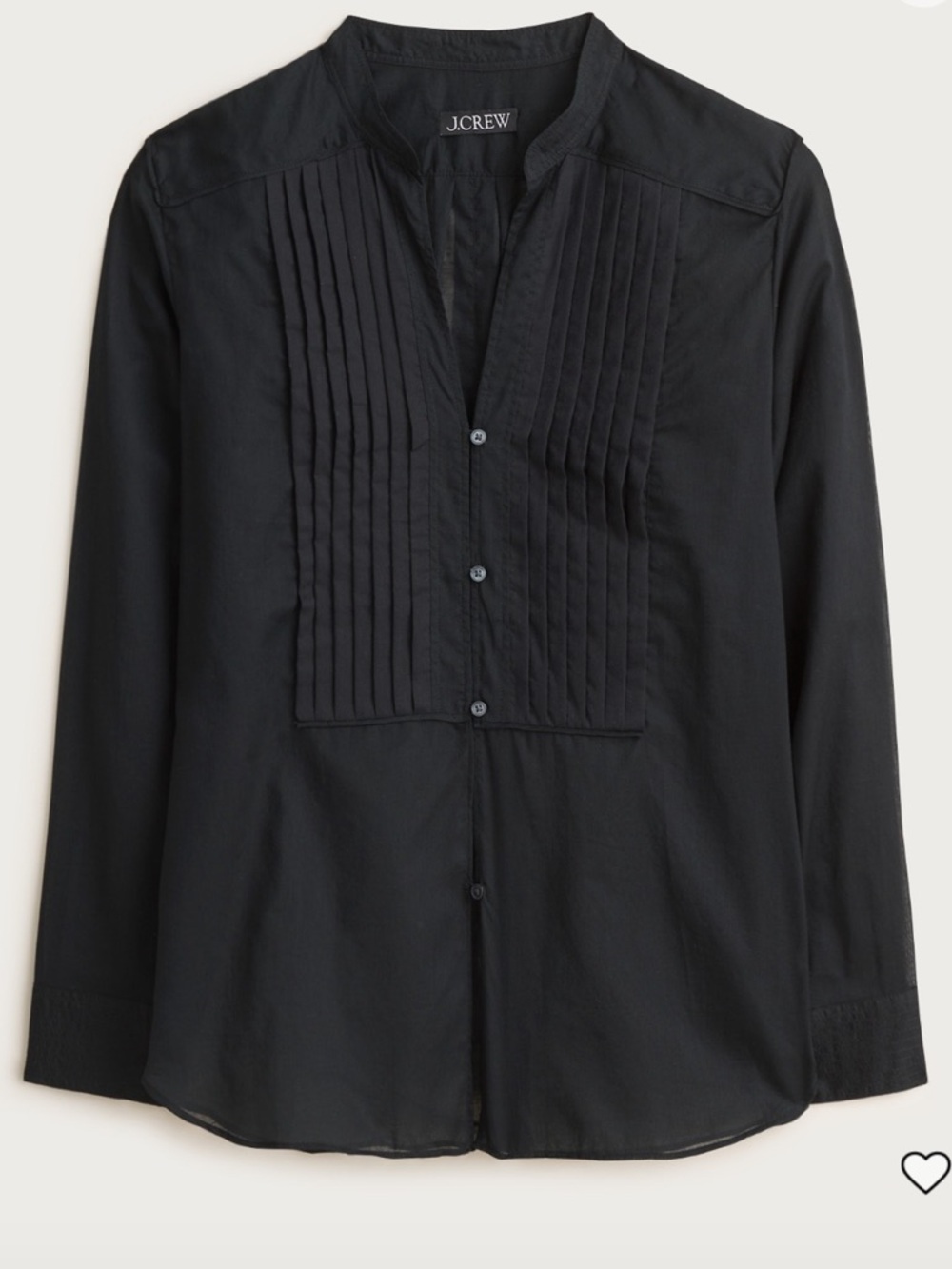 J. Crew Pintuck top in Cotton Voile